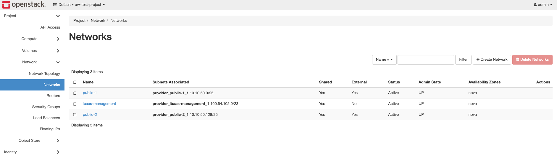 Openstack Network